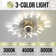 27'''' Corrigan Studio® 3 - Blade LED Ceiling Fan With Remote Control And Light Kit Included