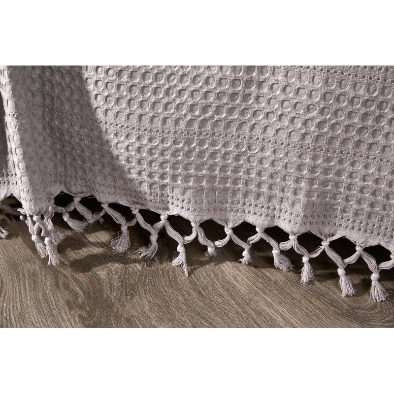 Couvre-lit / couvre-lit 100% coton Damaris, Gris