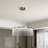 Aluminum Tassel Linear Chandelier Modern Round Ceiling Pendant Lighting Fixture-114219461