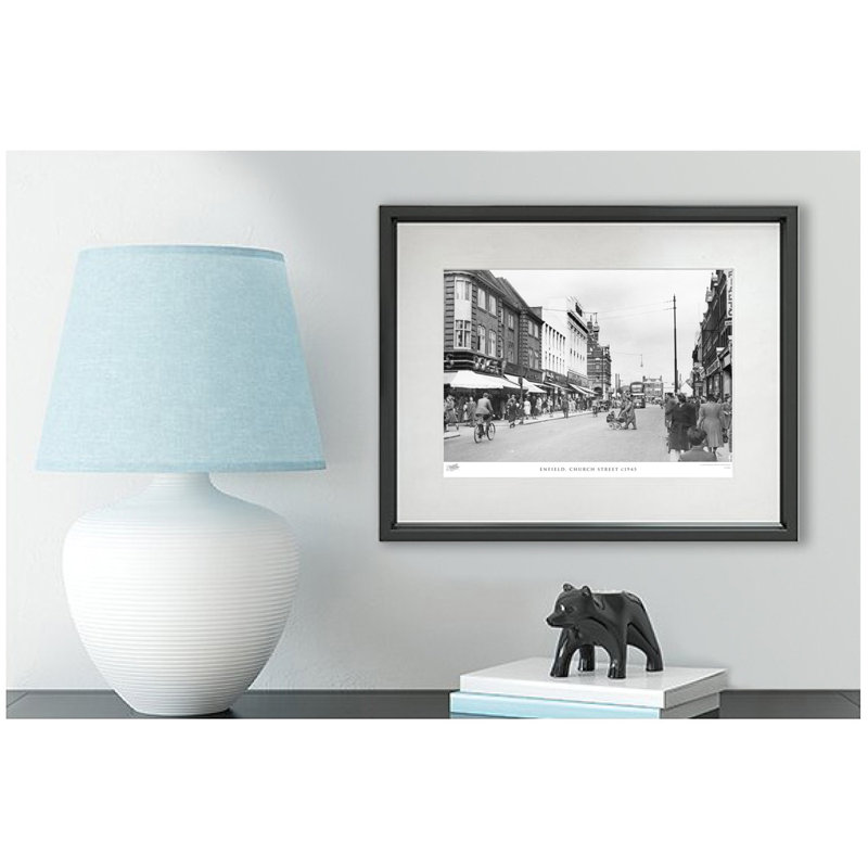 Enfield, Church Street C1945 by Francis Frith - Single Picture Frame Print, 40cm H x 50cm W x 2.3cm D