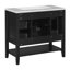 Meuble-lavabo simple avec comptoir Shelise 36-826665224