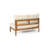 CROWNE 4-PCS SOFA CONVERSATION SET W/ BEIGE CUSHION