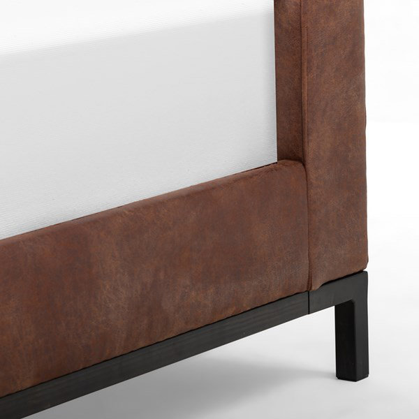 Newhall Upholstered Wingback Bed, King