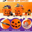 6 seaux de citrouille d'Halloween