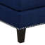 Fauteuil et repose-pieds bleu Pickery House Furnishings-994322404