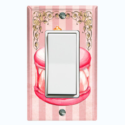 Patterned 1 - Gang Rocker Standard Wall Plate
