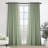 Cotton Linen Blended Light Filtering Curtain,Back Tab Hooks  Drapes (Set of 2,With Hooks)-49156120-49156133