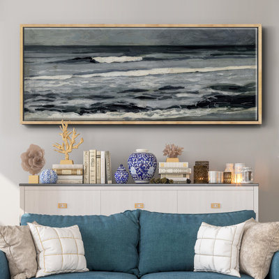 «Moody Sea II», reproduction sur toile flottante