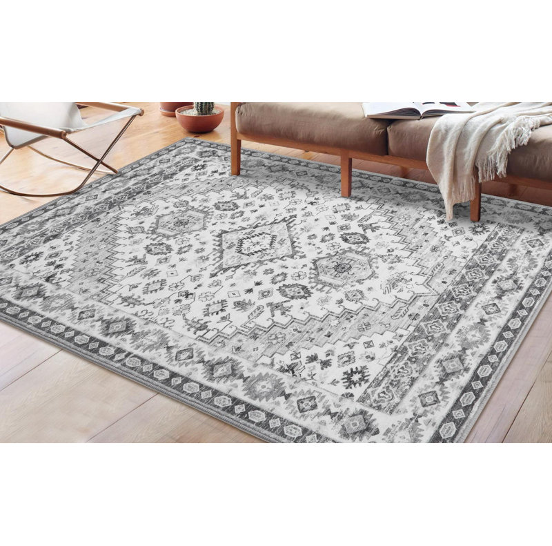 Osias Area Rug, Rectangle 160 x 230cm, Grey