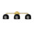  Flareson 3 - Light Dimmable Black Bathroom Vanity Lights
