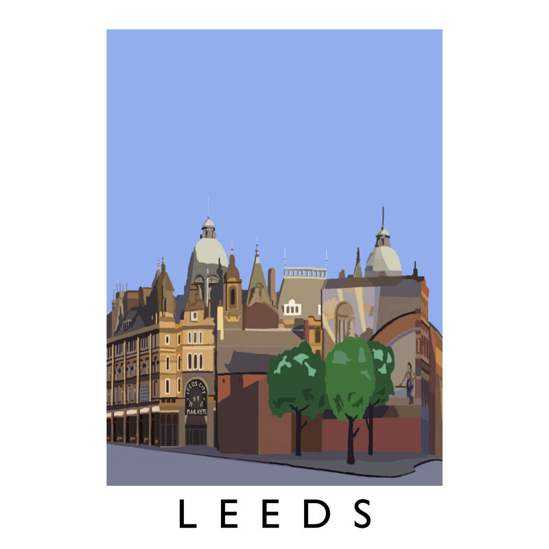 Leeds 2 by Richard O'Neil - Print, No Frame, 40 cm H x 30 cm W x 1 cm D