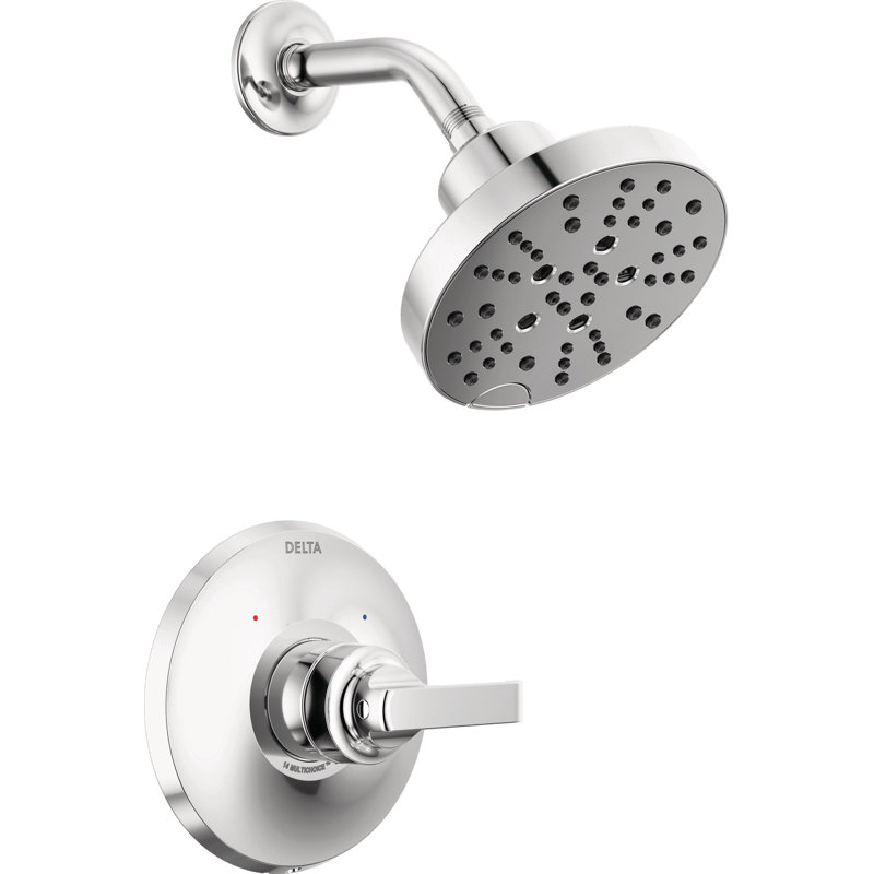 Tetra Shower Faucet Trim Kit, Shower Faucet Set, Shower Head and Handle Set, Shower Kit, Lumicoat Chrome
