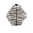 Cyclone 36 - Light Steel Dimmable Wagon Wheel Chandelier