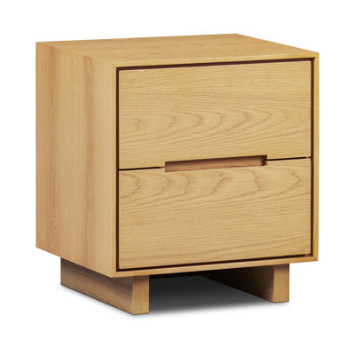 Hanfurd Wood Nightstand In Oak
