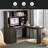 L Shaped Desk With Outlet, Computer Desk With Drawers, Bookshelf & Hutch, Modern Corner Desk, Home Office Desk,L-Shaped Study Table Writing Desk,Corner Gaming Computer Desk With Storage-1915413760