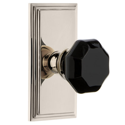 Grandeur Carré Rosette Privacy with Lyon Door Knob