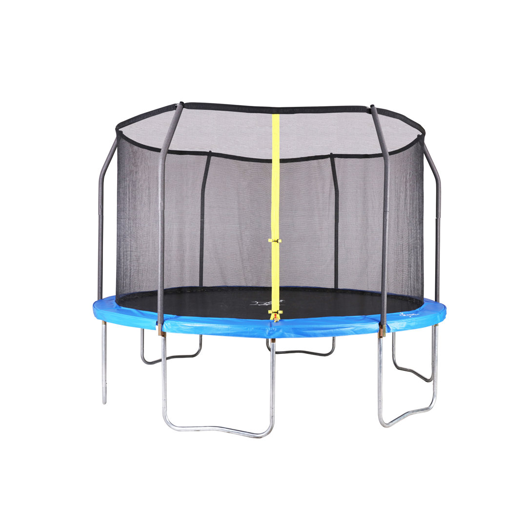 Backyard Jump 12' Round Trampoline with Safety Enclosure AirZone Play