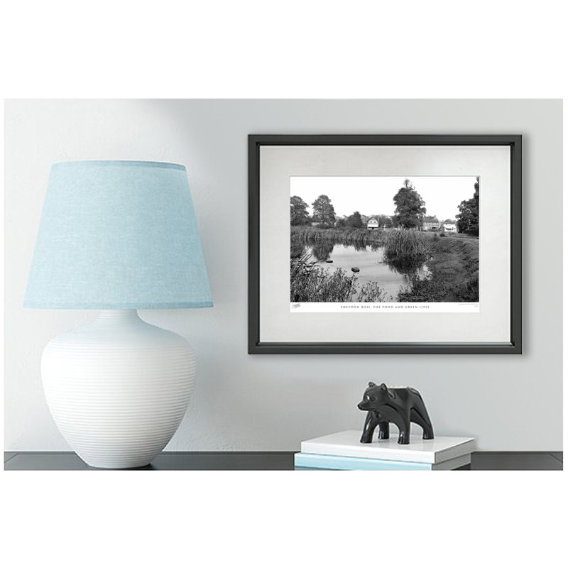 Theydon Bois, The Pond And Green C1955 by Francis Frith - Single Picture Frame Print, 45cm H x 60cm W x 2.3cm D