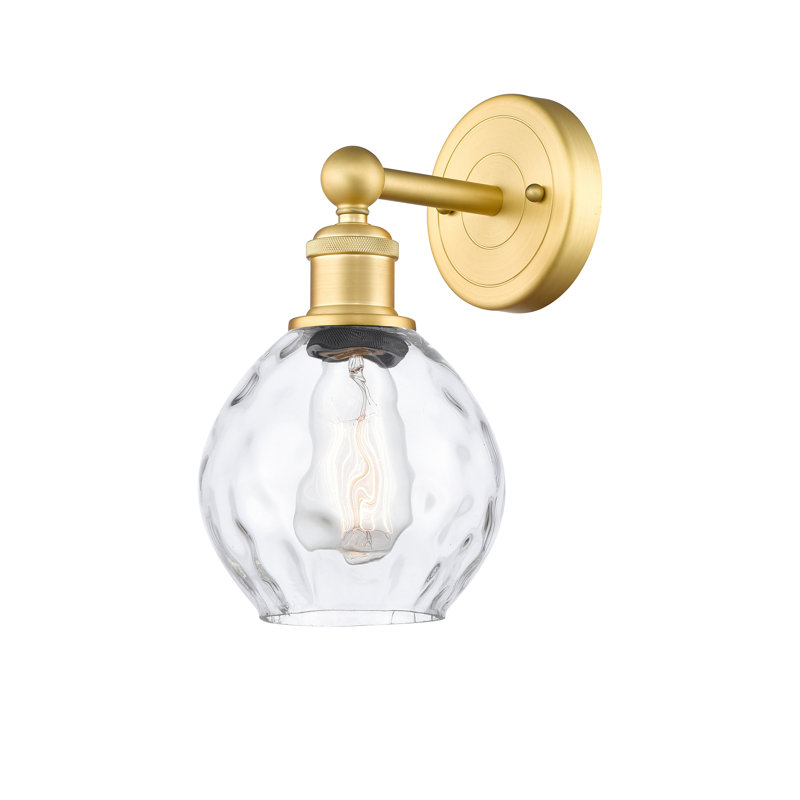 Chalco Armed Sconce, Satin Gold