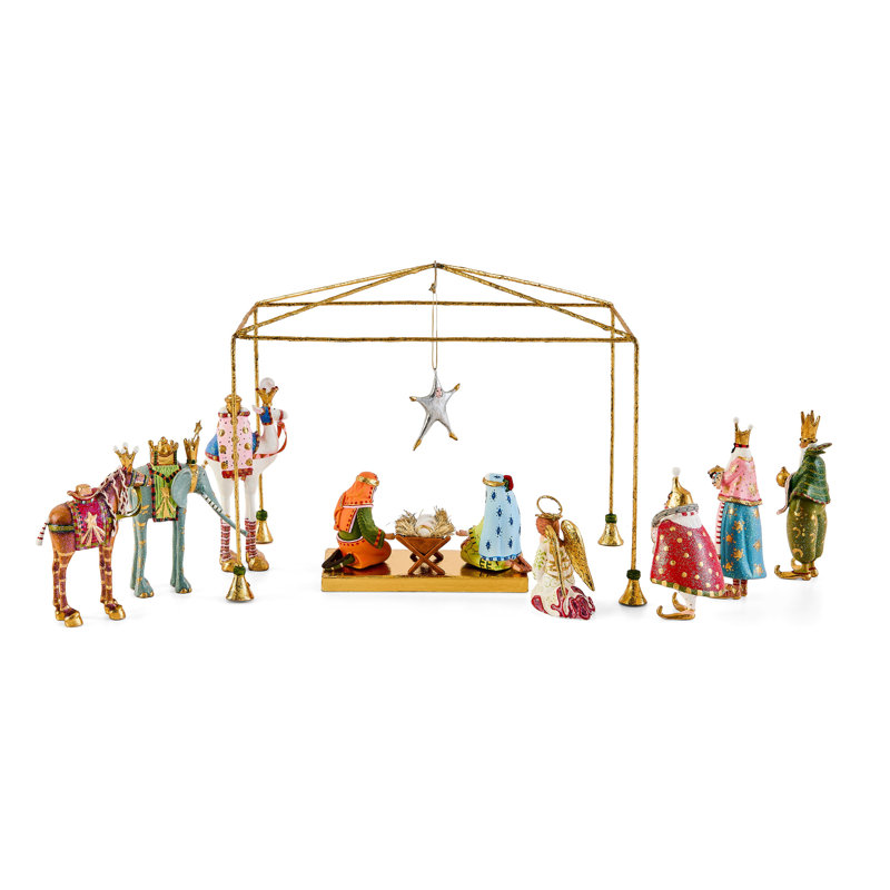 13 Piece Nativity Patience Brewster Mini Introductory Set