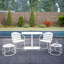 Amyris 2 - Person Patio Dining Set Oval Table-620247008
