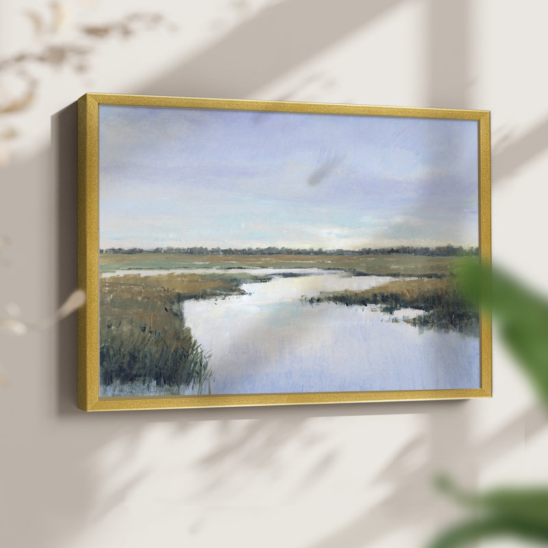 Coastal Plains I - Impression encadrée - Restickable, H 8 po x l 10 po
