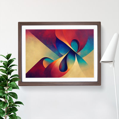 Serene Modern Abstract Art - Framed Print