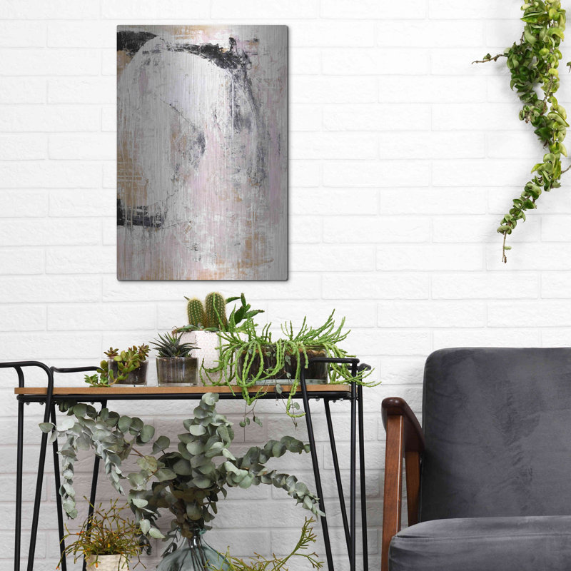 Art mural en métal Brayden Studio® «Washed Secrets» par Erin Ashley, H 16 po x l 12 po