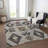 Machine Washable Indoor/Outdoor Xhevrie Taupe Rug-1311951869
