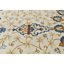 Tapis oriental traditionnel crème crème semi-antique 8 x 11