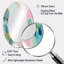 Miroir mural moderne rose et bleu Minimalims Fludity V-127974779