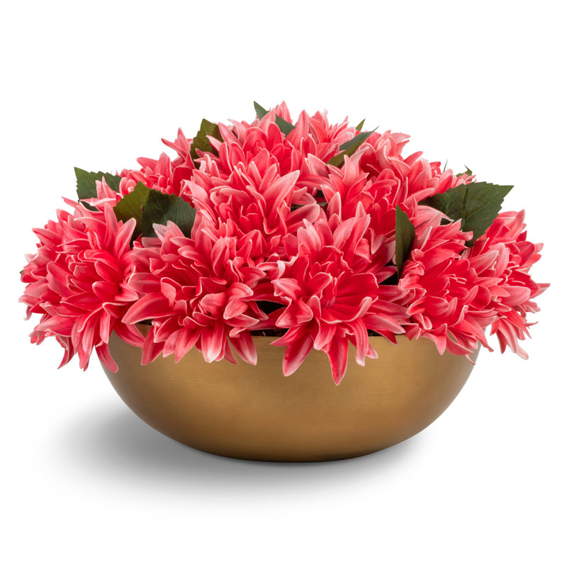 Livia RealTouch Dahlia Arrangement, Cerise