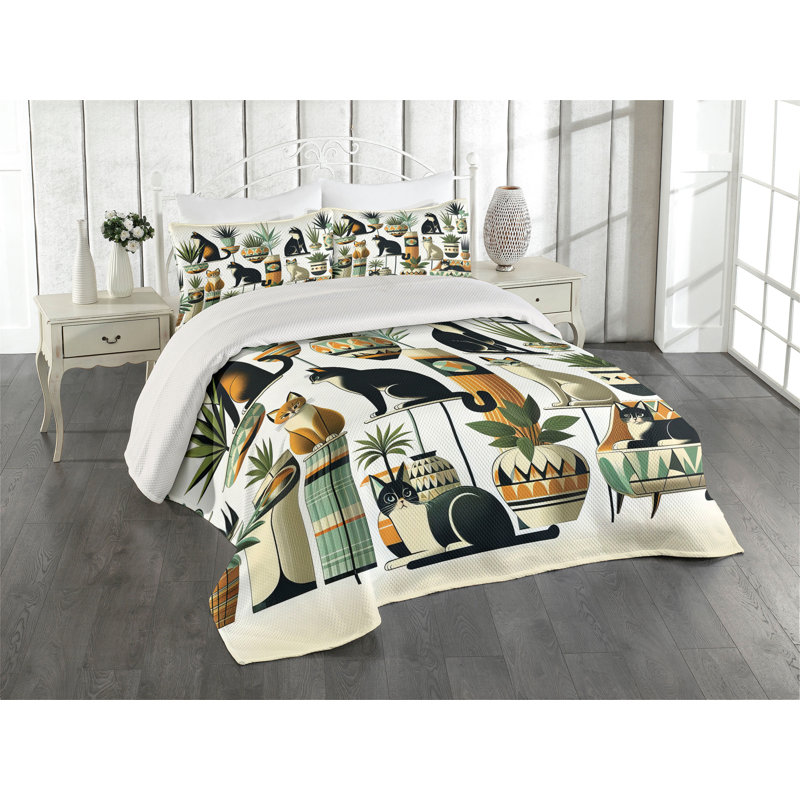 Polyester Coverlet, Queen Coverlet + 2 Standard Shams