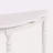 42'' Retro Circular Curved Half-Moon Console Table With Cloud Design Top And Open Shelf Solid Wood Frame And Legs