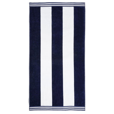 Calheta Cotton Oversized Cabana Stripe Beach Towels