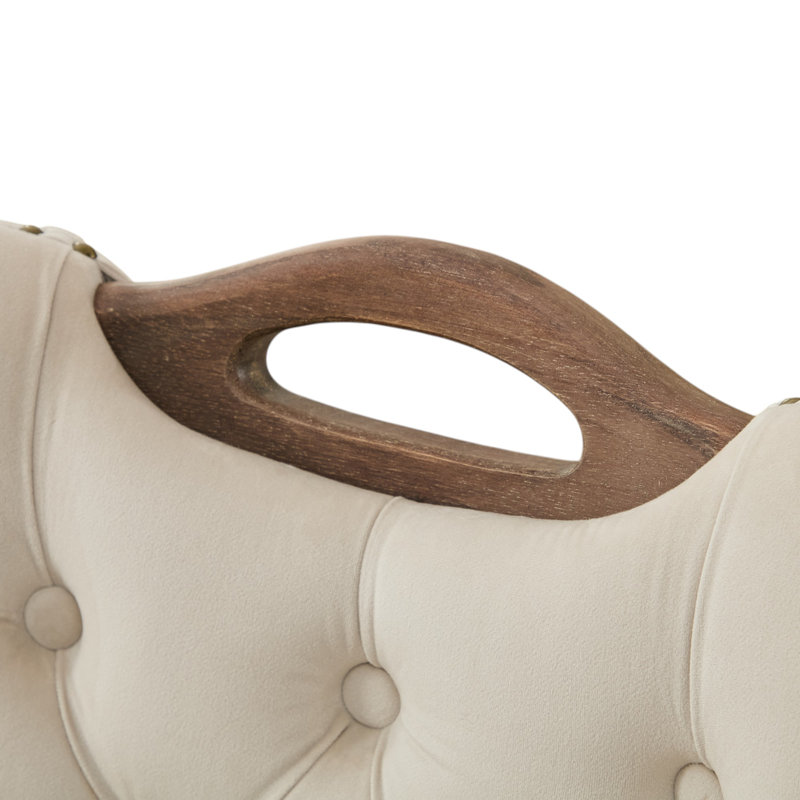 Chaises de salle à manger Miyona, Beige