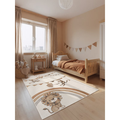 Rectangle Animal Print Area Rug