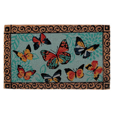 Galin Non-Slip No Pattern Doormat