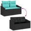 Ensemble de canapé de jardin avec coussin vidaXL 4 pièces vidaXL