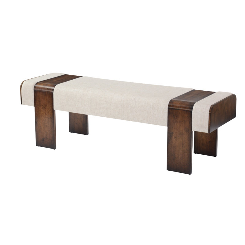Kinda Fabric Upholstered Bench