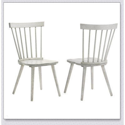 Ensemble de 2 chaises de salle à manger rustiques en bois massif, assemblage facile pour une cuisine et une salle à manger confortables et élégantes