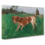 Hound On The Hunt by Bruno Liljefors - Wrapped Canvas-61854316