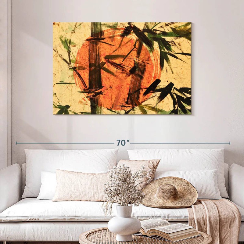 Harnek Japanese Abstract, 30" H x 45" W