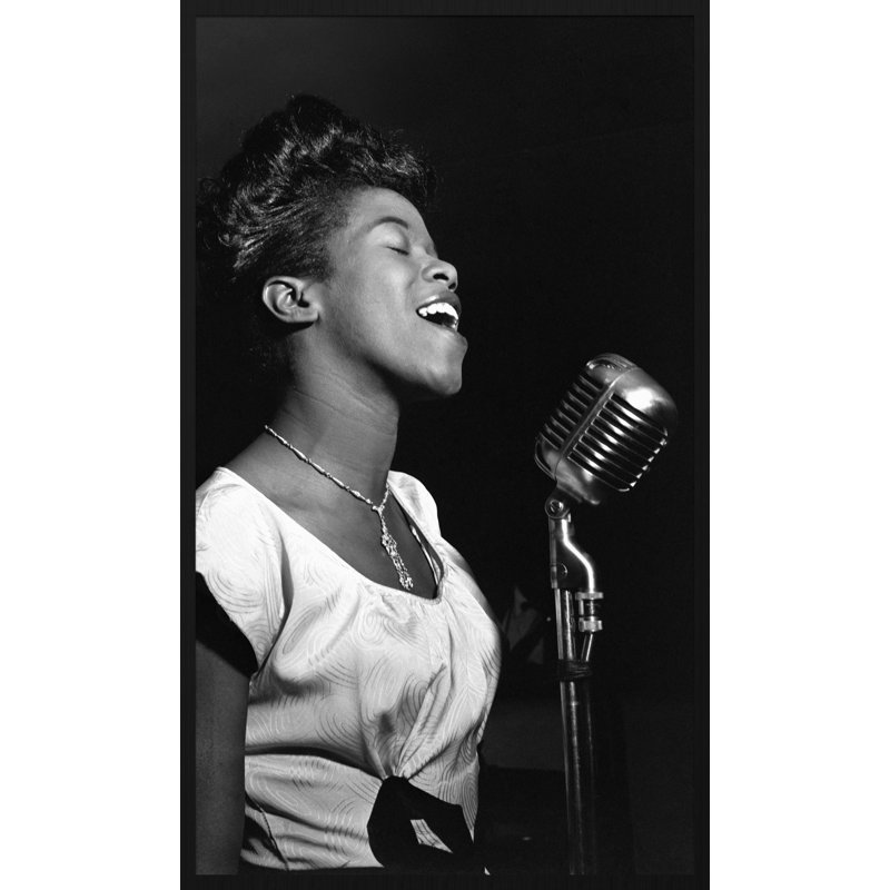 Music 002 - Single Picture Frame Rectangle Print, 118cm H x 70cm W x 10cm D