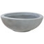 Pot de fleurs rond en polyrésine pour l'extérieur 20,75 po x 20,75 po x 11,5 po Ascend - gris - ensemble de 4-1780992737-1780992738-1833277699
