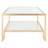 Peart Glass Top Single Coffee Table