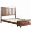 Lit-bateau haut en bois massif avec banc de rangement, pas de sommier tapissier nécessaire-672459075-672459074