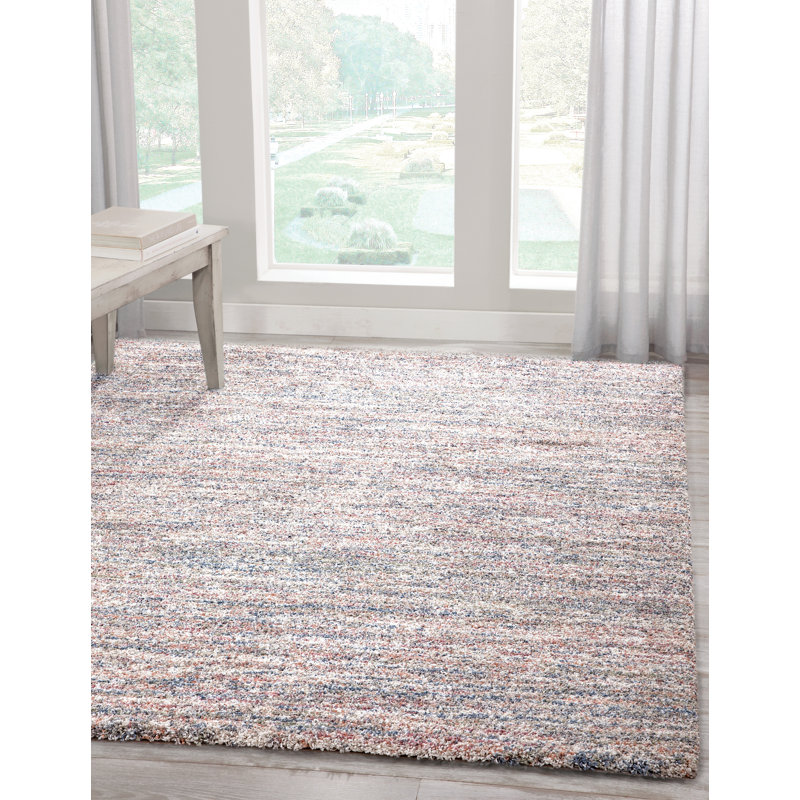 Tapis ivoire / multicolore 5 x 8, Rectangle 5 pi 3 po x 7 pi 6 po