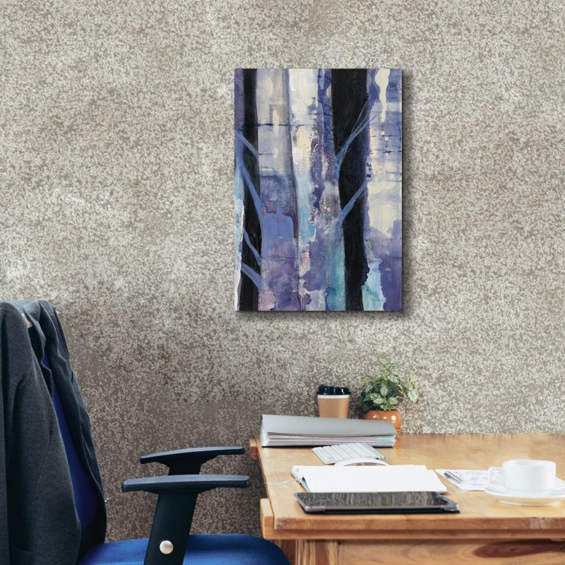 «Deep Woods 1» par Albena Hristova, art mural sur toile, H 26 po x l 18 po x P 0,75 po