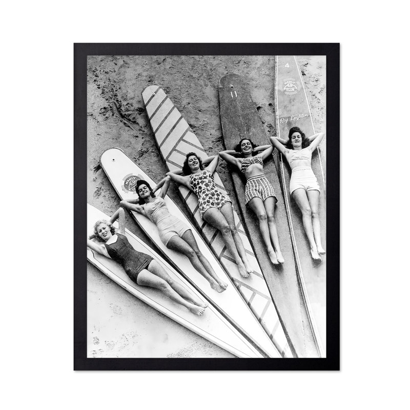 Surf Sirens, Sans cadre, Affiche, H 11 po x l 14 po